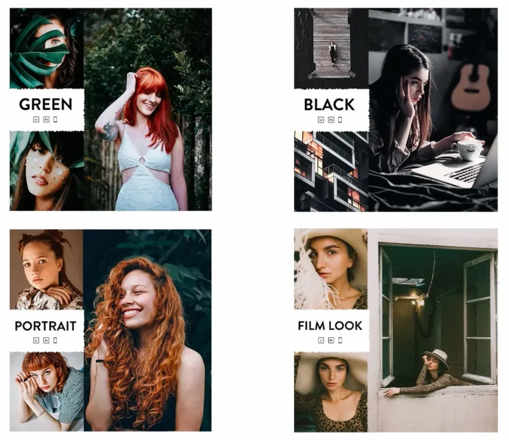 Preset fotografici da testare e vendere su Etsy