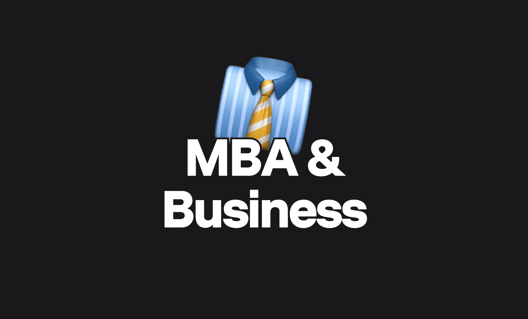 Avatar di MBA e Business Management