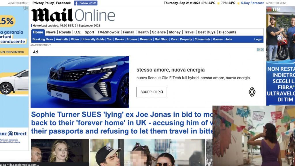 L'accessibilità digitale del sito Daily Mail è considerata la peggiore da Lenstore