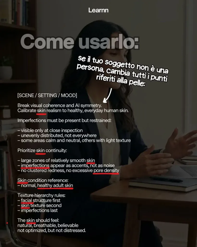 Cambio soggetto prompt Nano Banana