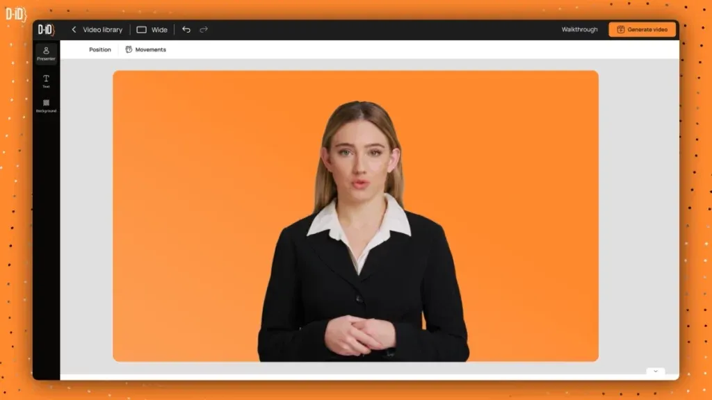 D-ID Intelligenza artificiare per generare avatar AI
