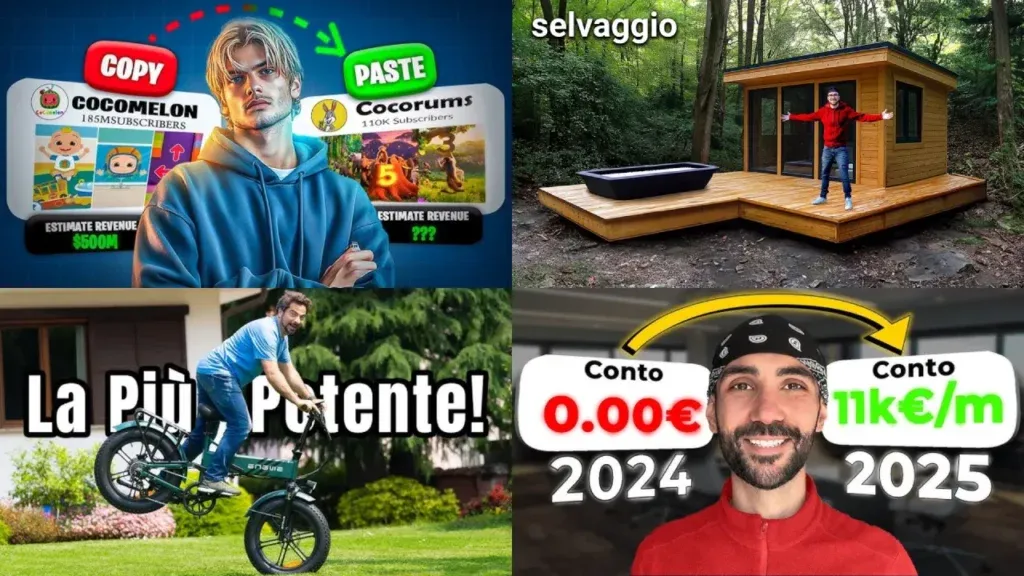 Esempi di miniature video YouTube