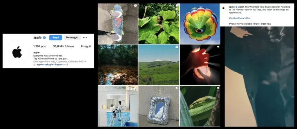 Esempi User Generated Content di Apple