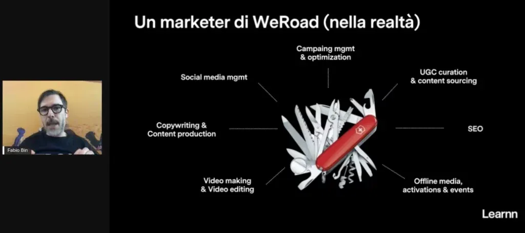 Lista di competenze del marketer