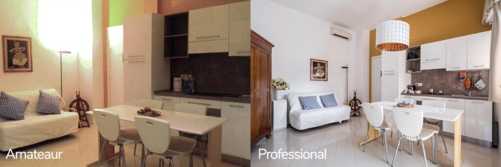 Foto Airbnb amatoriali vs professionali: prima e dopo - Esempio 2