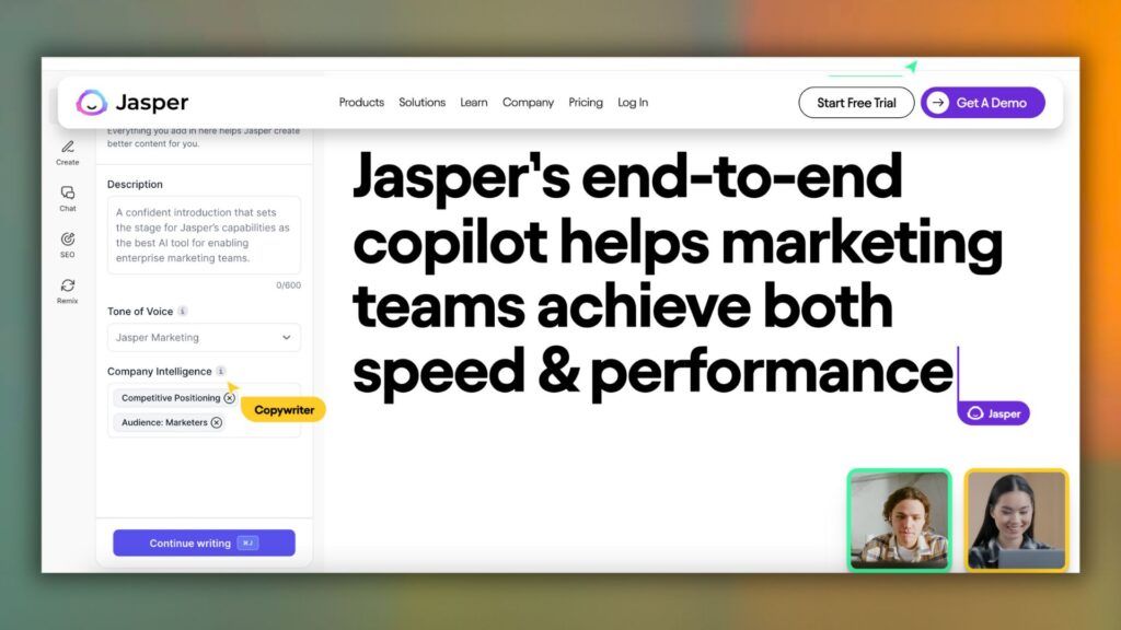 Jasper AI impara dal tuo marchio per generare contenuti basati sul tone of voice aziendale