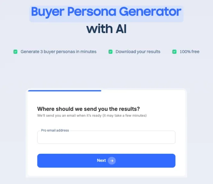 Lemlist generatore di buyer persona