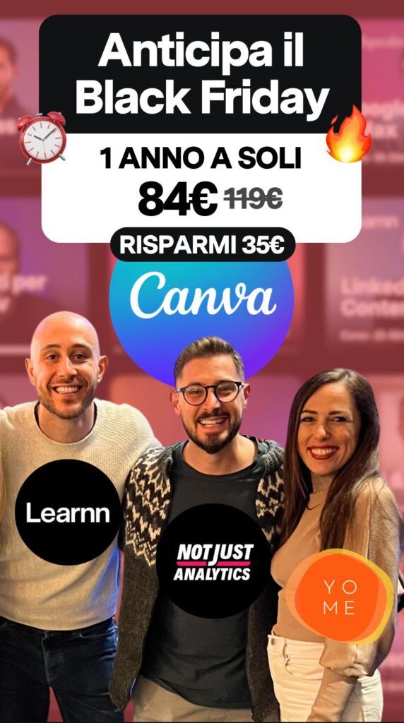 Anticipa il Black Friday di Learnn