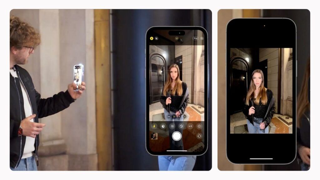 Esempio di scatto fotografico ad un soggetto con flash al buio