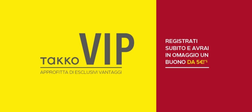 Esempio di sconto VIP su Takko Fashion