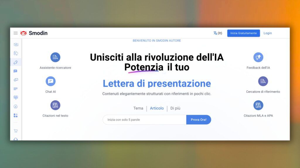 Smodin è una suite di intelligenza artificiale per fare AI copywriting
