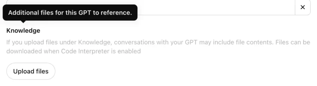 Training del GPT personalizzato