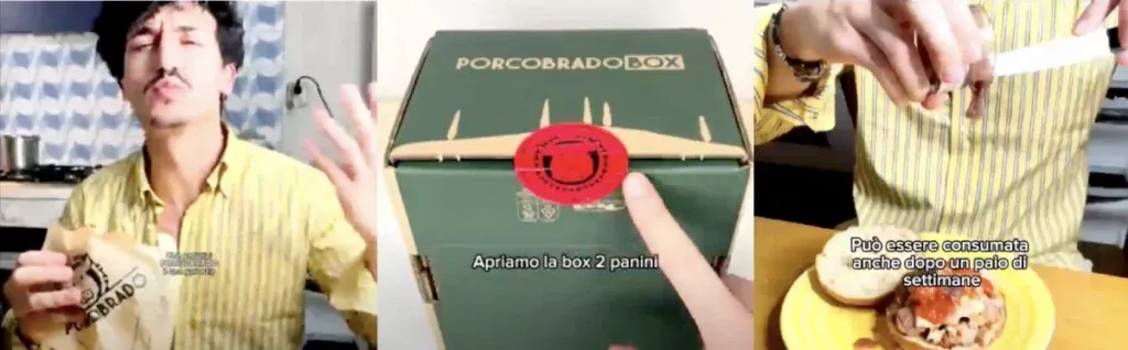 Contenuto generato dall'utente per il brand Porcobrado